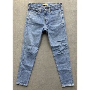 Madewell Mens Denim Jeans Relaxed Taper Stretch Blue Casual Medium Size 30x34